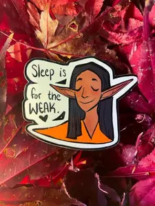 Elf D&D TTRPG Individual Sticker