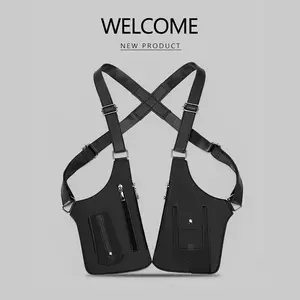 Men's Tactical Chest Bag, New Retro Backpack, Multifunctional Shoulder Bag, Outdoor Sports Men's Bag, Underarm Bag, Tactical Crossbody Bag