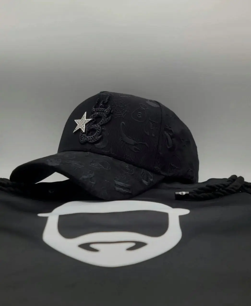 Barbas Hats B-Star Embroidered Baseball Cap - Premium Cotton Adjustable Hat, Full-Box Packaging