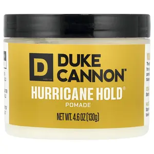 Duke Cannon Supply Co. Hurricane Hold® Pomade, Maximum Hold, No Shine, 4.6 oz (130 g)