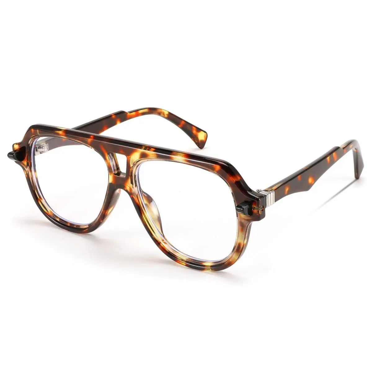 FEISEDY Aviator Frame Glasses for Women Men Blue Light Blocking Glasses Anti Glare Computer Eyeglasses B0039
