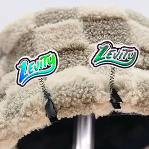 Levity Inspired Rainbow Chrome Spring Sprout Clip for bucket hats (Men and Women EDM Dubstep Music Festival Rave Outfit Accessories)