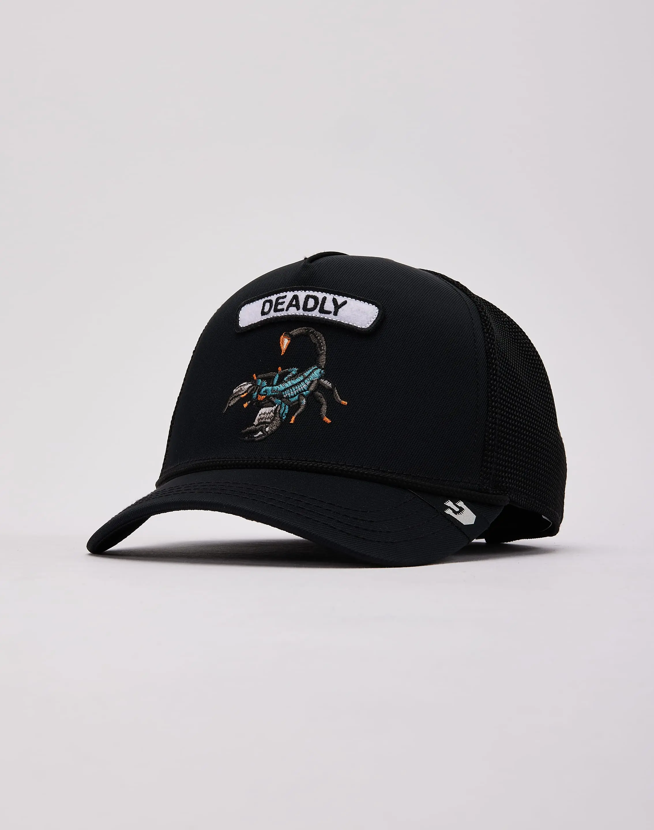 Mens Goorin Bros Deadly Scorpion Trucker Hat