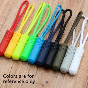 10pcs Colorful Zipper Pull Tabs -for Suitcases, Tents, Backpacks - Lightweight & Easy to Install, Zipper Replacement, Backpack Accessories, Stylish Zipper Tabs, Sturdy Construction