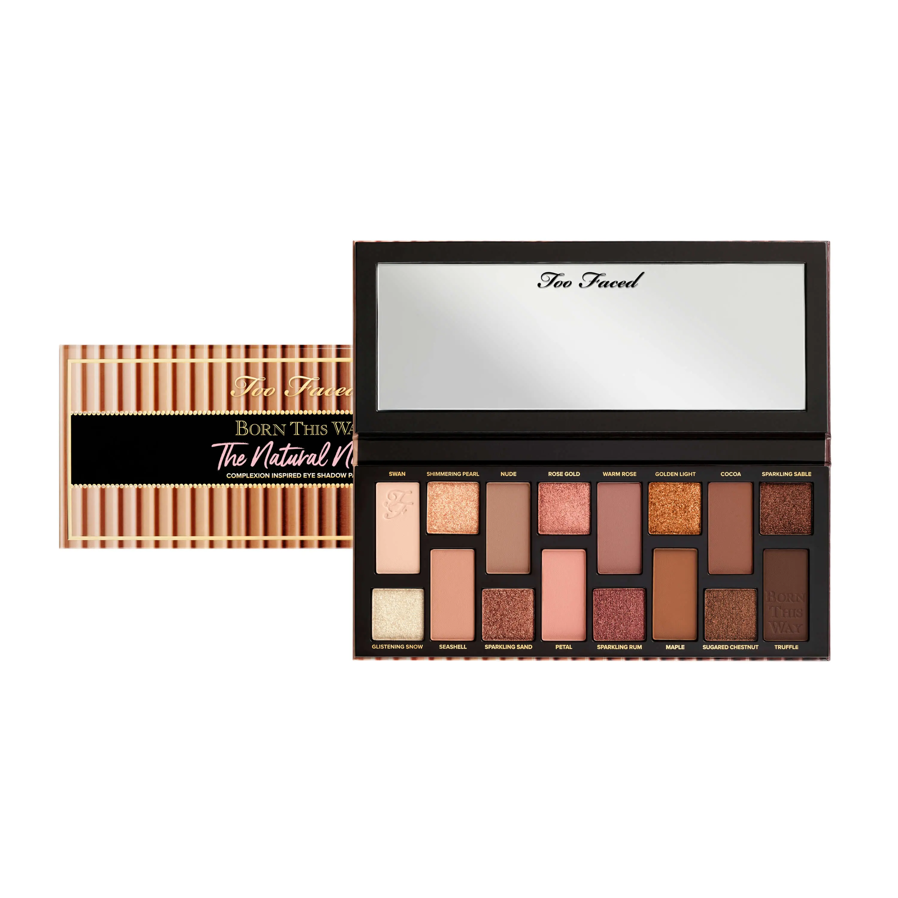 Too Faced Born This Way The Natural Nudes Eye Shadow Palette - Highly Pigmented with Hyaluronic Acid, Metallic, Matte, Shimmer Too Faced Born This Way The Natural Nudes Eye Shadow Palette - Highly Pigmented with Hyaluronic Acid, Metallic, Matte, Shimmer