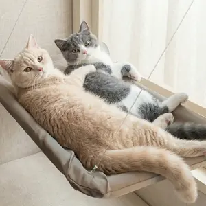 1pc Cat Hammock Hanging Cat Bed Window Pet Bed For Cats Small Dogs Sunny Window Seat Mount With Blanket Bearing 5kg Pet Accessories