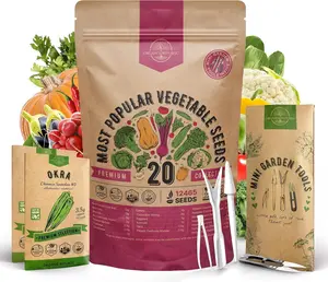 20 Vegetable Seeds Variety Pack