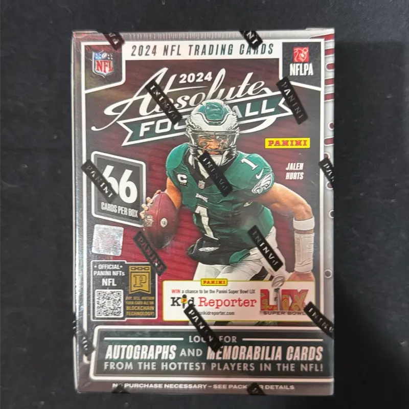 2024 Absolute NFL blaster box - kaboom! Hunt! - 11 cards per pack - 6 packs per box - look for autos and Mems