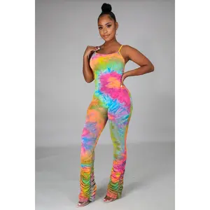Flex Jumpsuit Rainbow Tye Dye