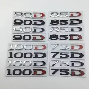 Tesla Model S & X D Badges