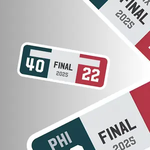 Eag!les Win Su!perb0wl Sticker | Ph!!iladelphi!!!a Bi!!!rds | LI!!X Win 2025