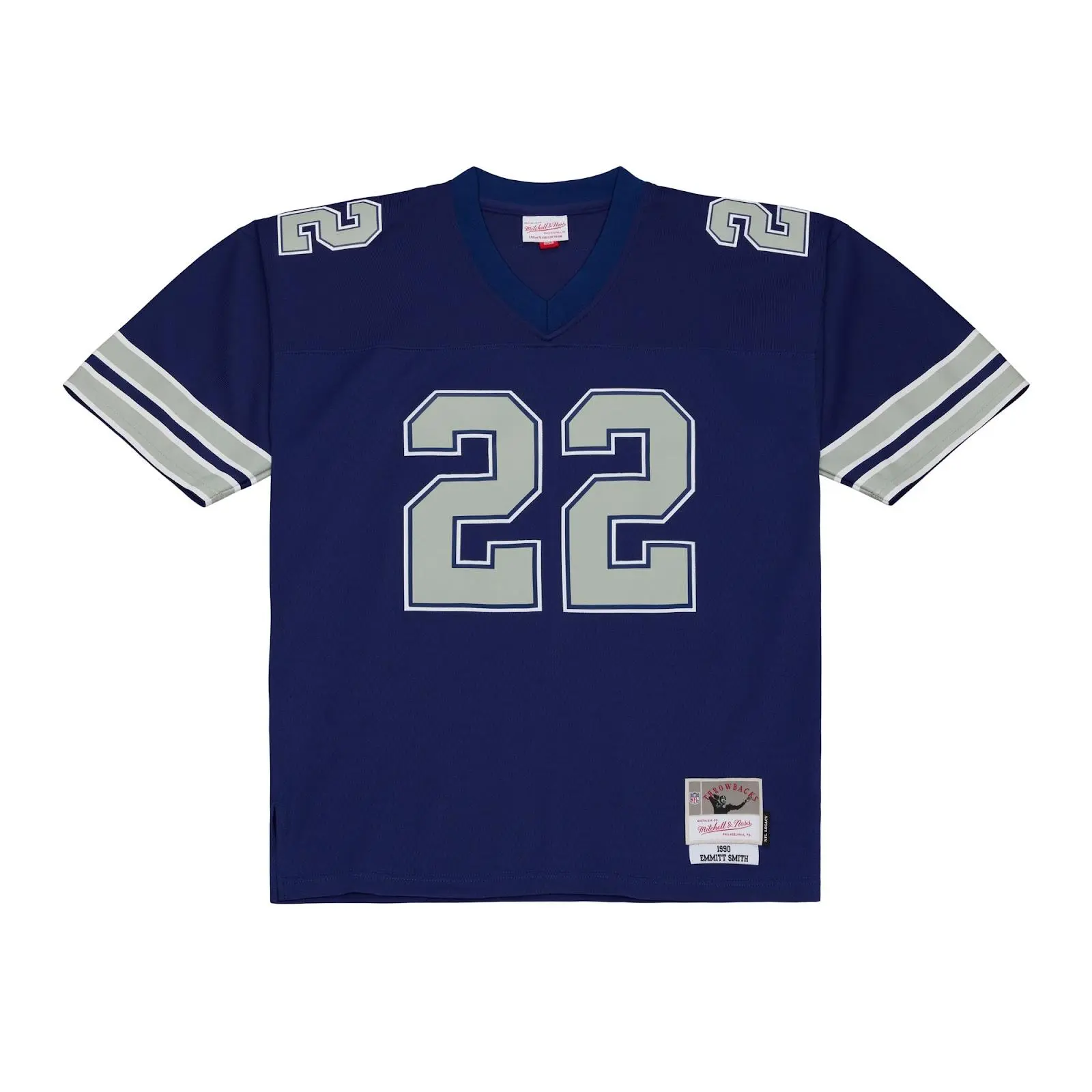 Emmitt Smith Dallas Cowboys 1990 Navy Legacy Jersey NFL Throwback Mitchell & Ness