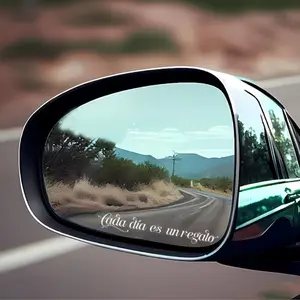 Inspirational Spanish Car Mirror Sticker, Daily Gift Quote, Rearview Mirror Decal, Laptop Sticker, Fridge Sticker, Motorcycle Sticker, Car Decals