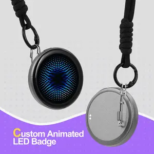 Digital Badge Photo Video GIF Display Screen Pins DIY Multi-functional Two-dimensional Anime & Gaming Merchandise & Collectibles Gifts for Men Women