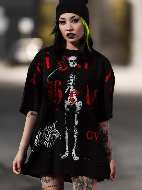 Reign In Hell Skeleton T-Shirt