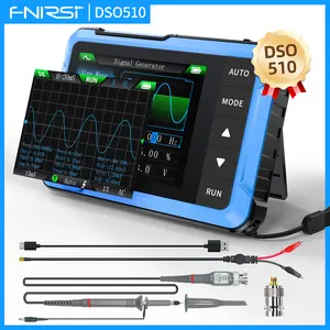 FNIRSI DSO510 2 In 1 Digital Portable Handheld Oscilloscope DDS Signal Generator Automotive Oscilloscope 10MHz Bandwidth 2 8 Inch TFT Display 48MS S Sampling Rate Auto Normal Single Trigger