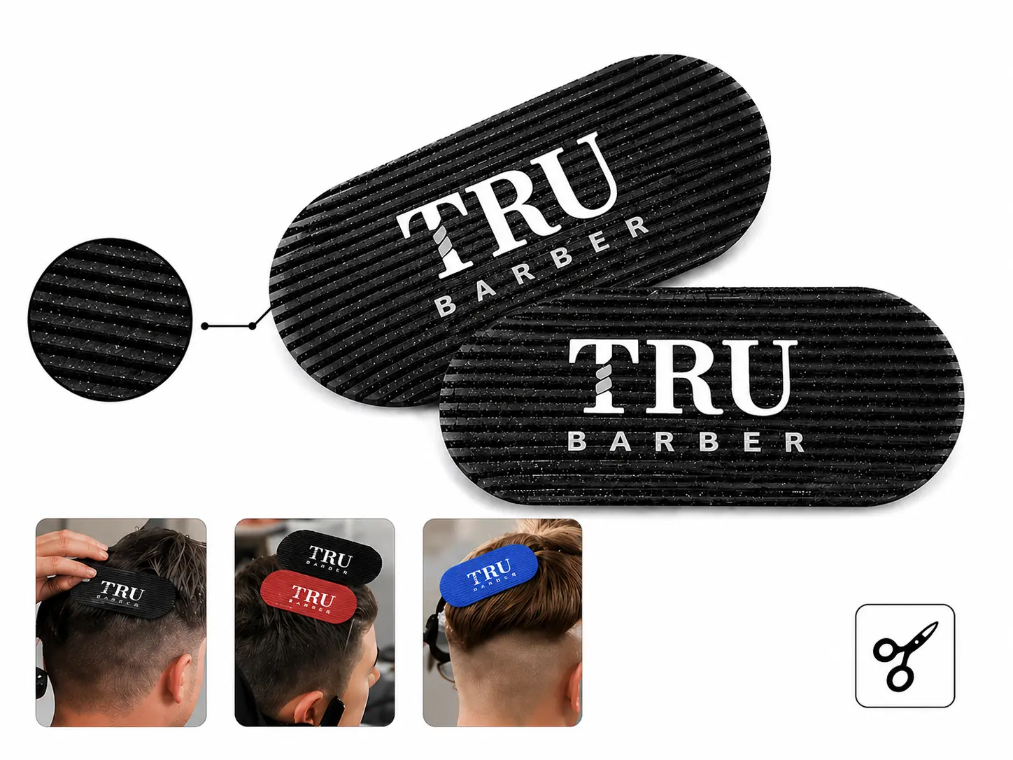 Hair Sectioning Gripper Clips Anti-Slip Barber Styling Holder (Reusable)