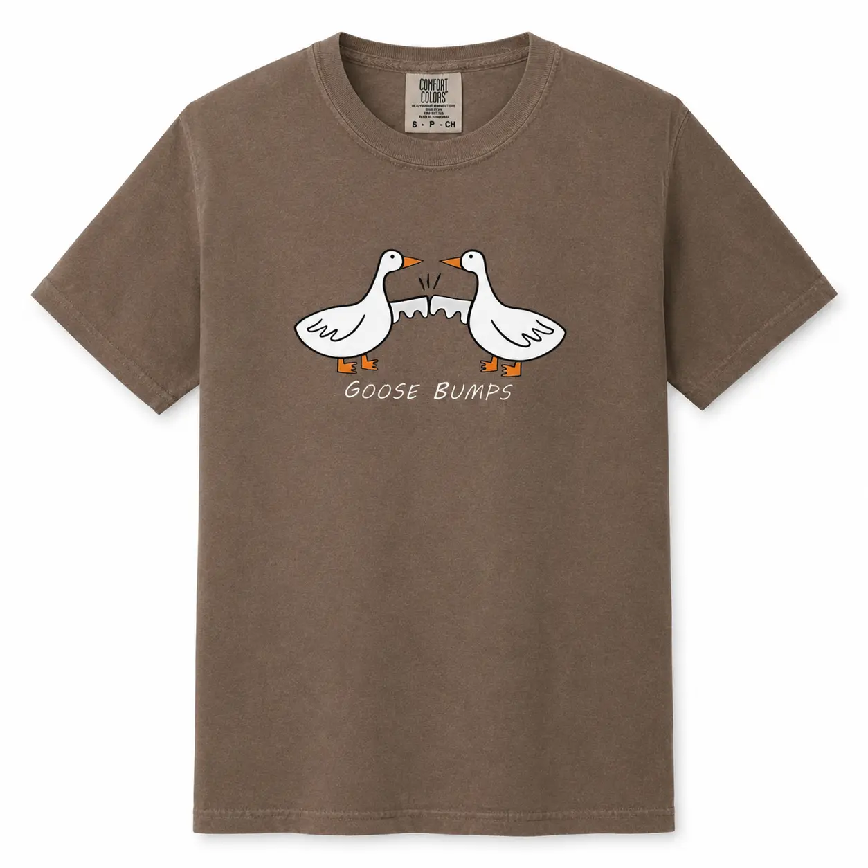 Comfort Colors Goose Bumps TShirt, Silly Goose T-shirt, Funny Goose Outfit, Goose Lover Tee, Goose Couple Clothing, Sarcastic Goose Gifts - Printfamily