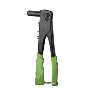Industrial Grade Single Handle Rivet Gun, Manual Handheld Small Riveter, Portable Multi-Tool Gift for Men, Folding Self-Locking Design