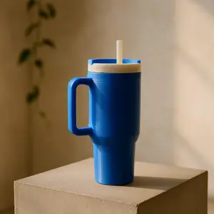 3D Printed Mini Tumbler Keychain Chapstick Holder - Custom Color - Made to Order