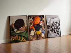 Set of 3 Masculine Wall Art Prints Hypebeast Room Décor Poster #2711