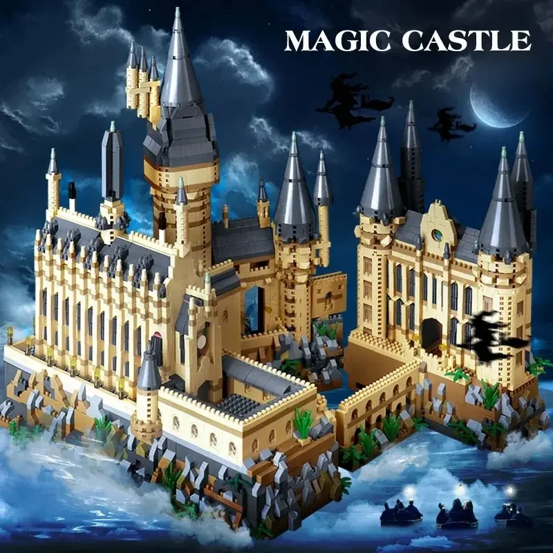 2700+pcs Wizardry Castle Micro Size Blocks Sets Gothic Building DIY Bricks Model for Kids Adults Christmas Gifts Room Ornaments