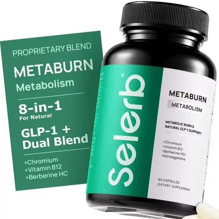 Selerb Metaburn for Daily Nutrient Support – With Chromium, Vitamin B12 & Berberine HCI – 60 Capsules TikTokShopBlackFriday