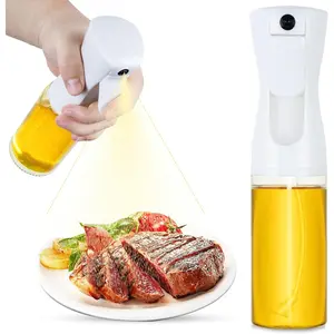 Glass Olive Oil Sprayer For Cooking, 2026 New Upgraded Powerful Even-Spray Oil Dispenser for Kitchen, Air Fryer, Salad, BBQ (220ml)