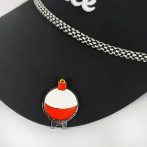 "Float" Magnetic Golf Ball Marker - Heavy-Duty Metal with Enamel Paint & Hat Clip Included - Durable & Versatile Golf Accessory