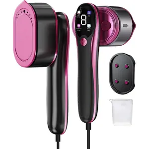 Travel Steamer for Clothes,12s Heat up,Multi-level Adjustment,2-in-1 Handheld Portable Small Garment Steamer Iron,Ceramic Rapid-Heating Panel,Travel & Home,110-120V