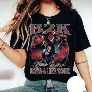 B2K Bow Wow Boys 4 Life Tour Shirt, Vintage 90s Rap Tee Style, B2K Shirt 6TK