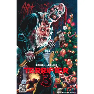 TERRIFIER 3 - 11"x17" Original Promo Movie Poster MINT 2023 Horror Art the Clown