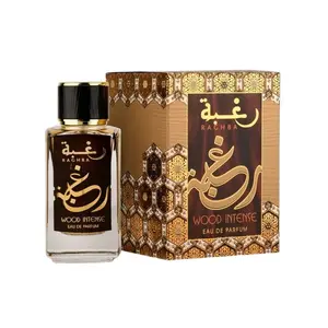 Lattafa Raghba Wood Intense for Unisex Eau de Parfum Spray, 3.4 Ounce