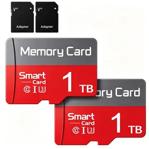 1TB micro sd card for surveillance cameras, 2 Pack Set sd memory card for car audio, durable sd card for mobile phones, micro tf sd cards & Microsdxc Card for dash cams and PC