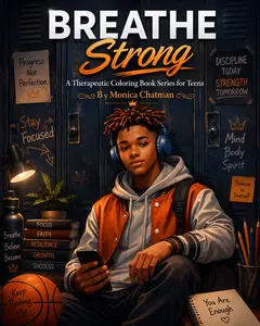 Breathe, Strong A Therapeutic Coloring Book Series for Teens Perfect for Helping Young Men Stay Grounded, Calm, Manage Anxiety and Build Confidence