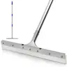 Floor Squeegee – Rubber Squeegee Broom for Concrete Floors, Windows & Floor Cleaning | AquaSlide MiniPushPro by MHM