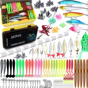 Fishing Gear Fishing Lures -in- Tackle Box Minnow Crankbait Spinnerbaits VIB Jigs Hooks Paddle swimbaits Frog Lure Spoon Sinking Lure for Bass Trout Walleye Redfish