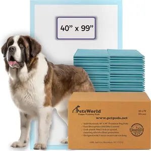 PetsWorld 4XL (40x99 inch) Dog Training & Potty Pads Pads