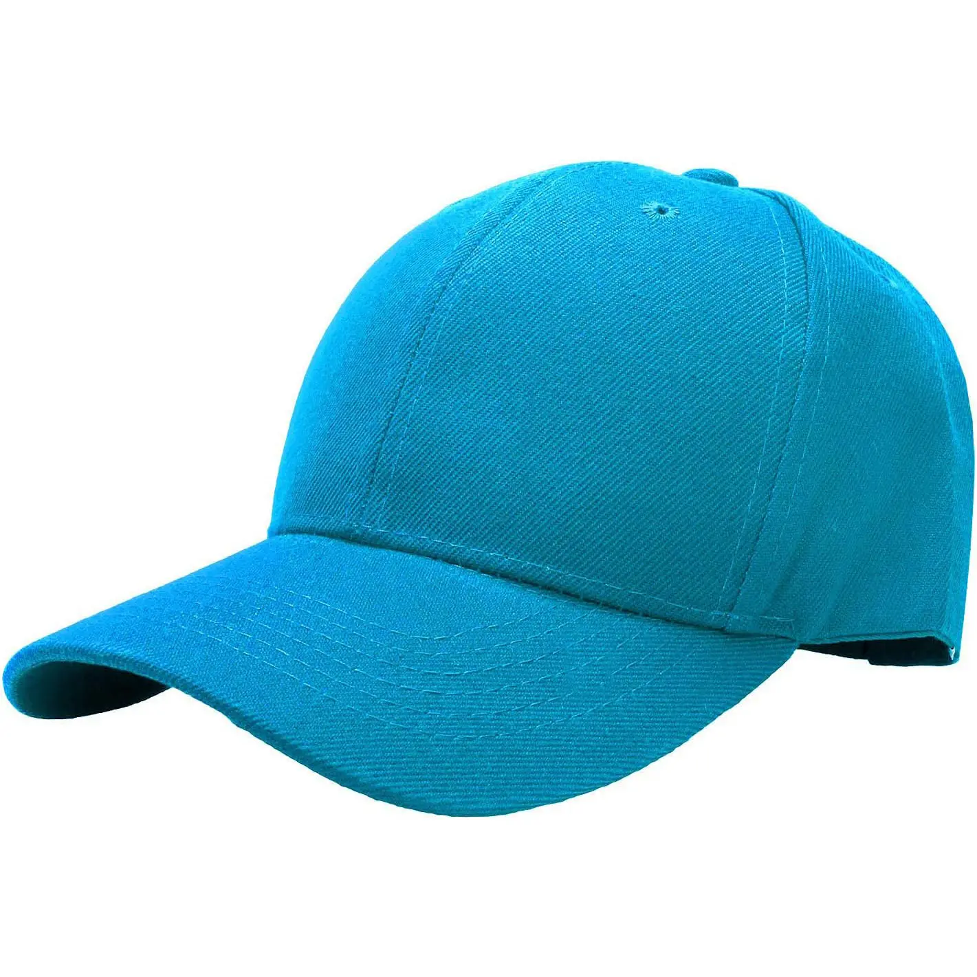 Classic Plain Turquoise Baseball Cap – Unisex Adjustable Dad Hat