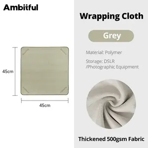 Ambitful Camera Cover Protective Wrap Cloth Magic Folding Cloth SLR Lens Protector Case Wrapping Storage Photographinner Bag AMBITFUL