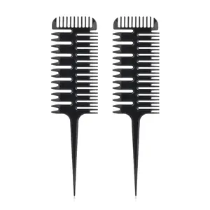 Rat Tail Comb for Hair Parting, Anti-Static Hair Styling Comb, Professional Barber Fade Teasing Comb, Salon Hair Tool for Styling & Teasing, Barber Fade Combs, Hair Styling Tools