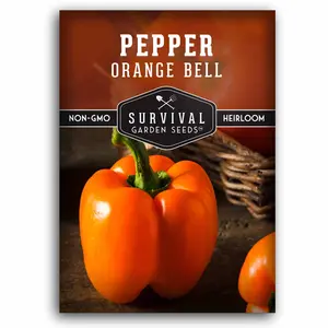 Orange Bell Pepper Seed - Sweet Bell Pepper