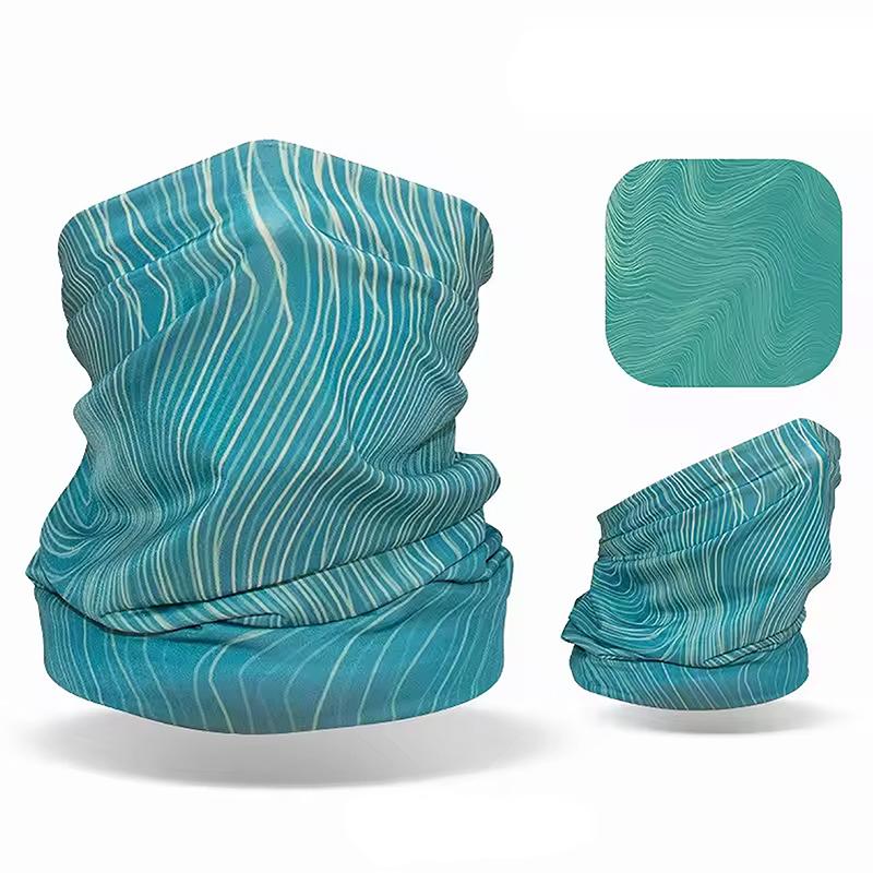 Outdoor Mountaineering Scarf Ice Silk Sunscreen Face Mask Bandana Unisex Scarf for Outdoor Fishing Biking