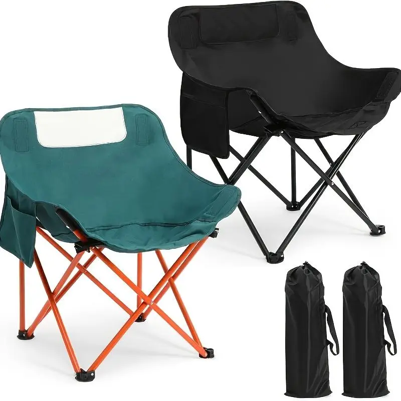 Foldable Outdoor Folding Chair, Beach Chair, Camping Chair, Very Lightweight, Outdoor Folding Chair, Suitable for Camping, Fishing, And BBQ, Can Be Used for Outdoor Patio Seating Arrangements, Cottage Chairs, And Store Seating, Suitable for Adult