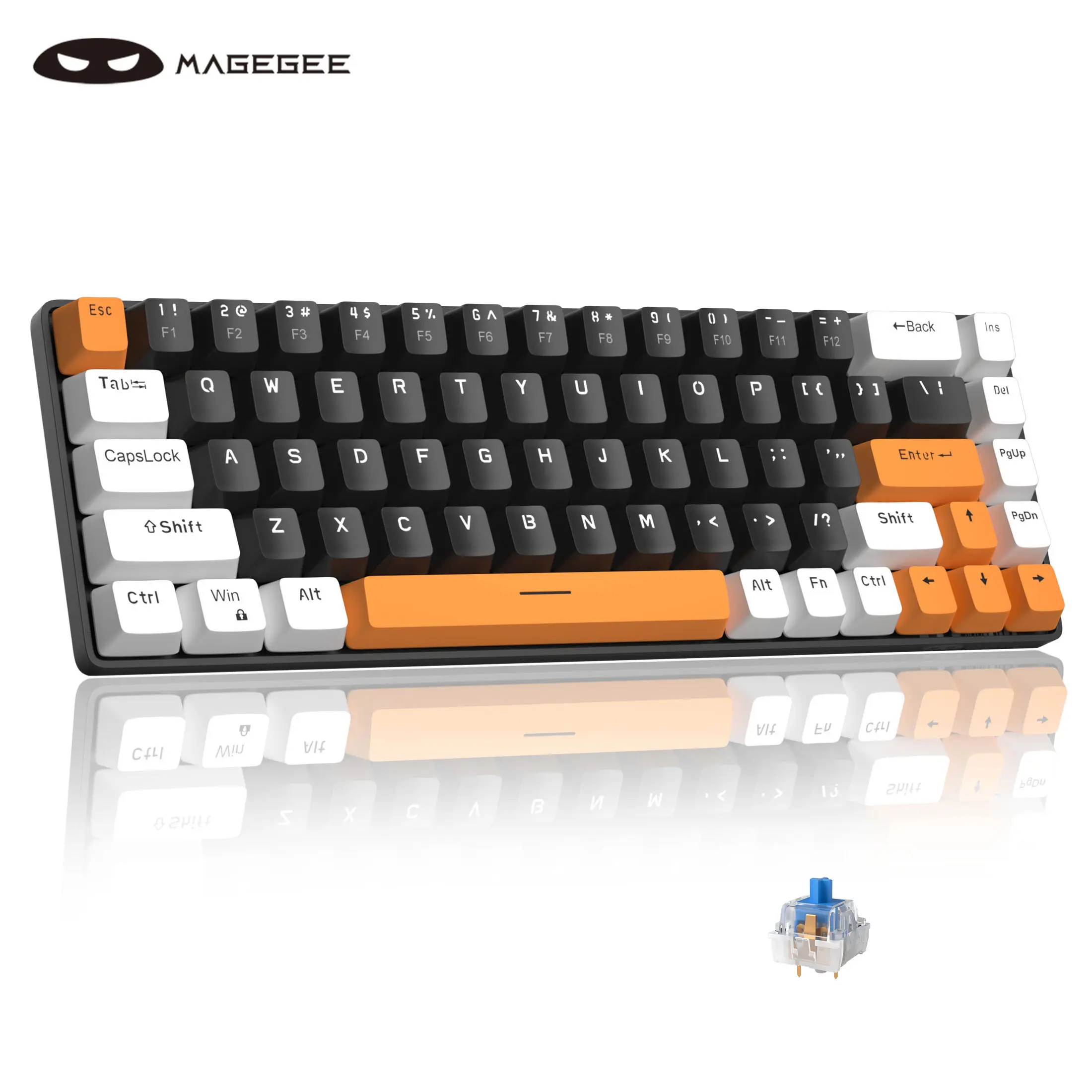 White Black【Blue Switch】