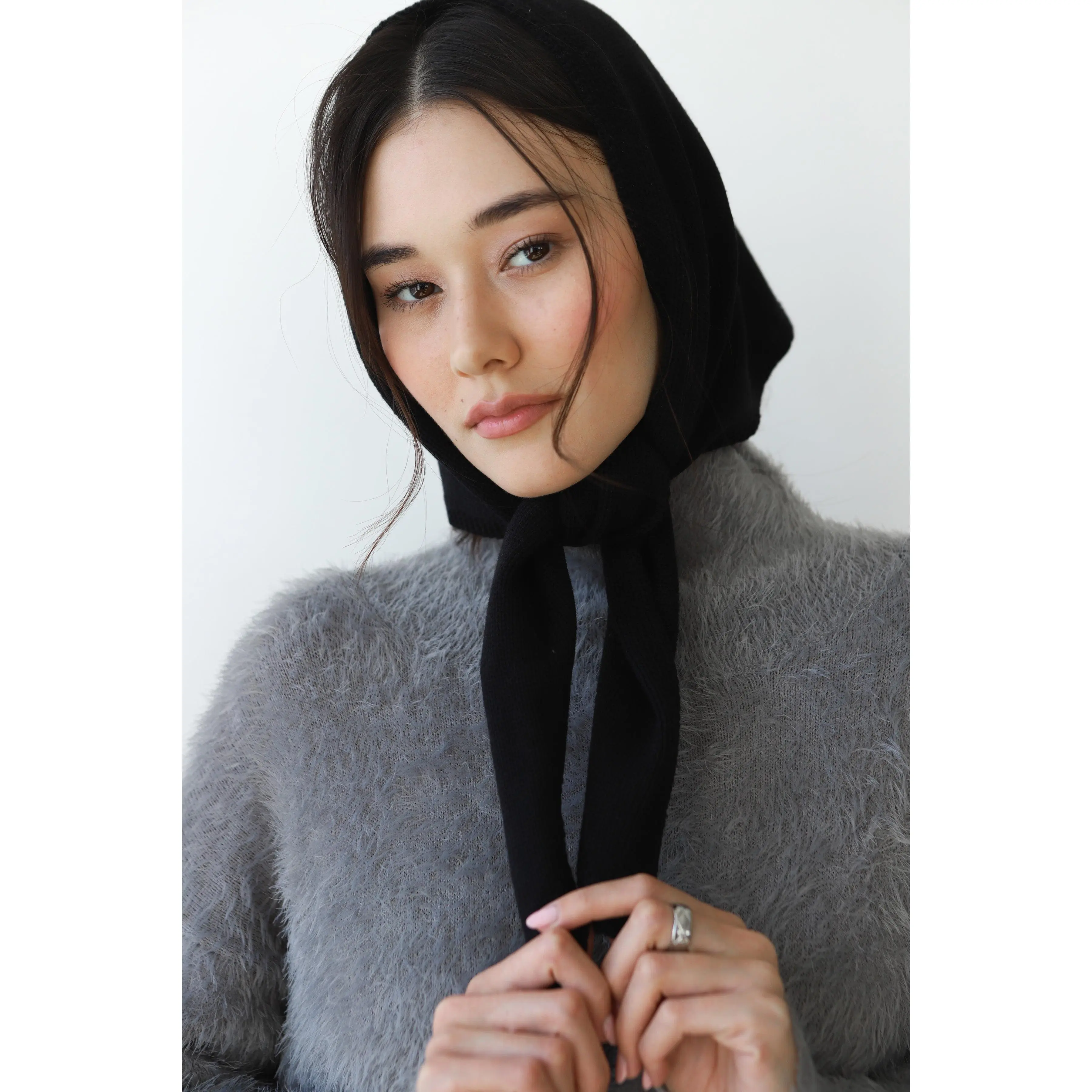 Handkerchief Scarf - Black
