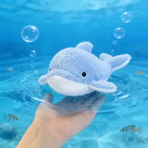 Palm Sized Whale Plush, Cute Miniature Cuddle Toy, Sleep Buddy & Sensory Comfort Toy for Toddlers, Pocket Sized Ocean Friend, Soft Stuffed Animals