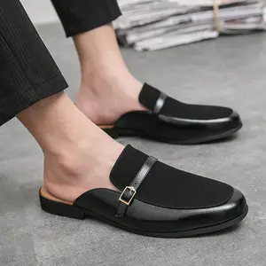 Men'S Breathable Loafer Slip-On Shoes, Solid Color,Rubber Sole, Casual Daily Wear, All-Season Comfort