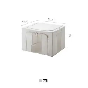 PF-Autumn and winter hot-selling new foldable fabric storage box quilt blanket storage box clothes