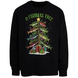 Vintage Bass Pro Shops O Fishmas Tree Sweatshirt for Adults, Gift For Him, Christmas Sweater